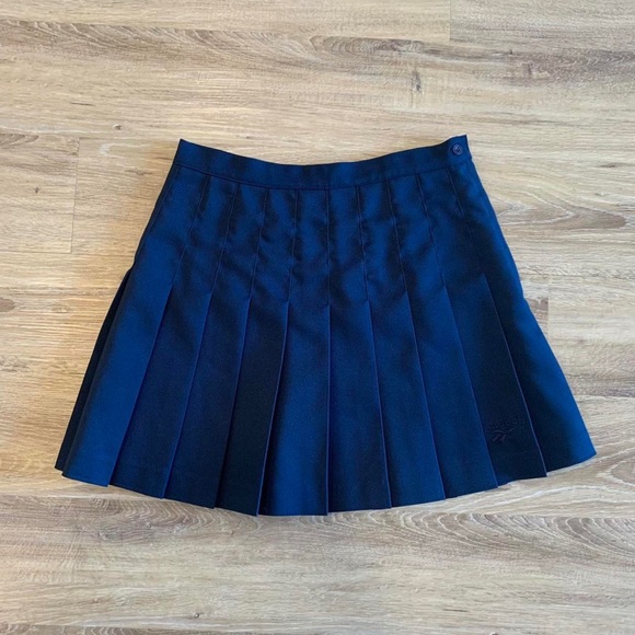 Reebok Dresses & Skirts - Vintage retro blue pleated tennis school girl mini skirt